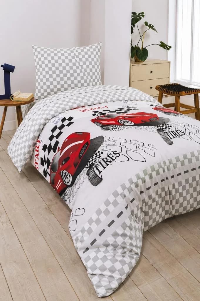 Racing Tek Kişilik Nevresim Takımı