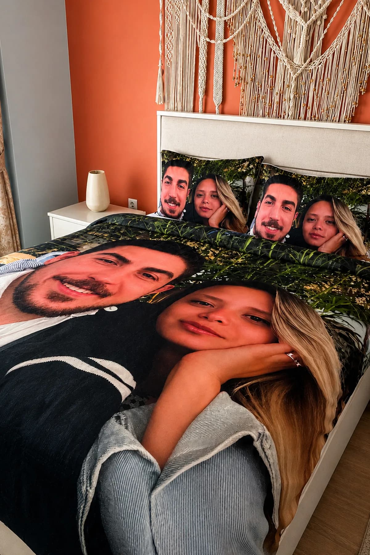 Kişiye Özel %100 Pamuk 3D Dijital Baskılı Nevresim Takımı