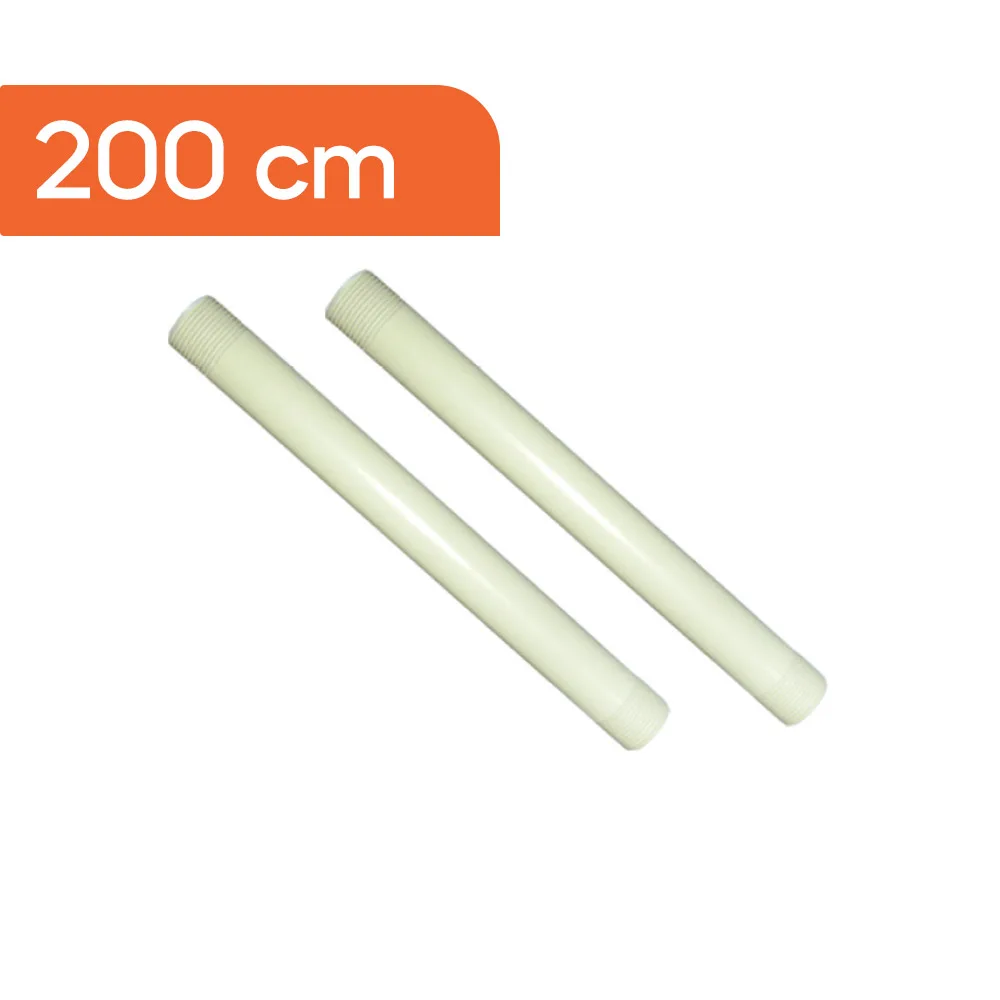 Akplas - PVC 200 Cm Kaval-Uzatma Borusu-Abot-Sprink-Bağlantı