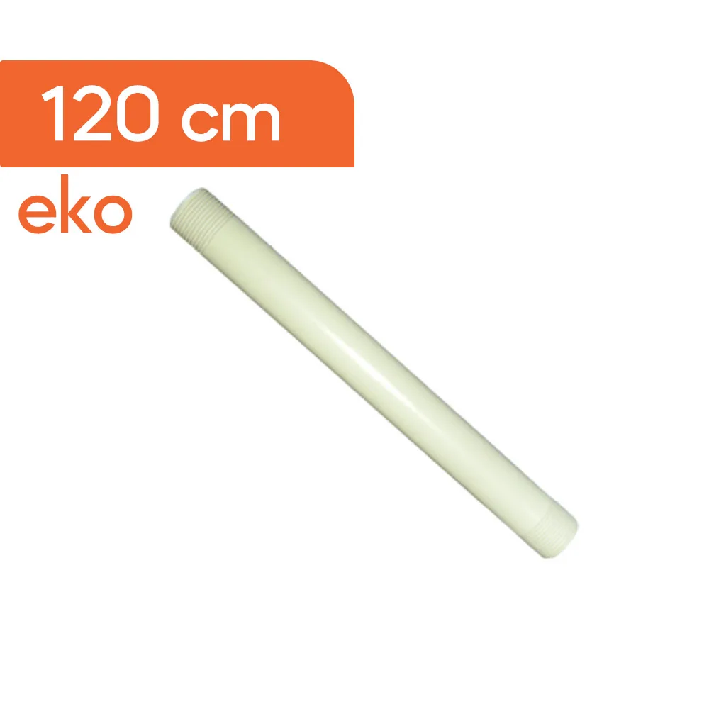 Akplas - PVC 120 Cm Kaval-Eko-Uzatma Borusu-Abot-Sprink-Bağlantı