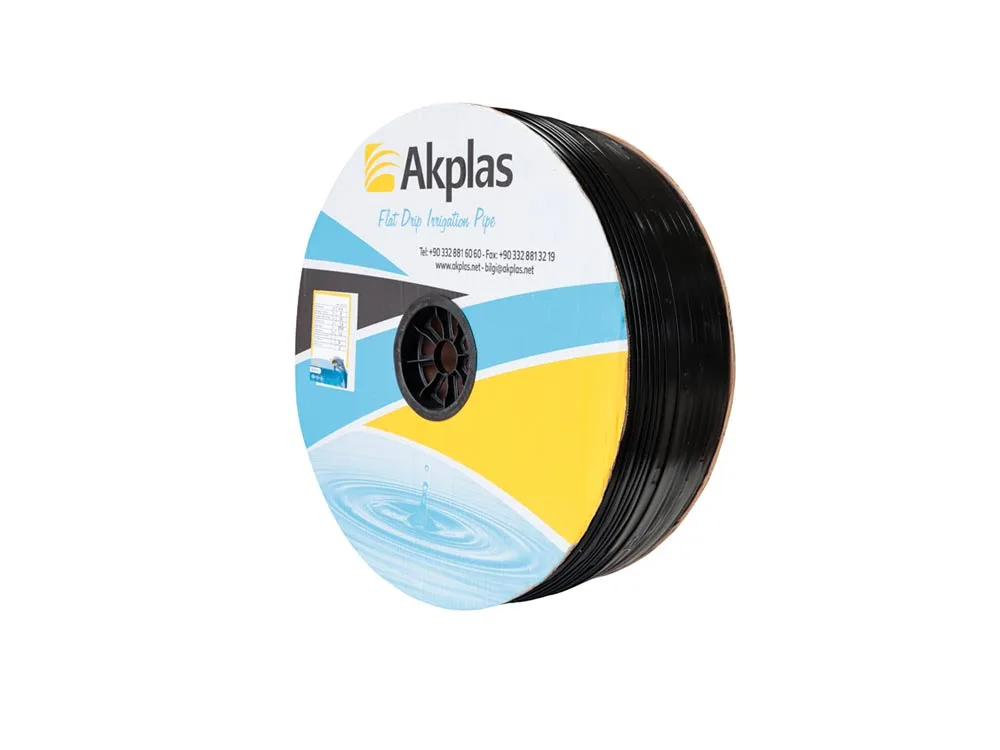 Akplas – Yassı Damlama Sulama Borusu- Ø16 Ak Fl 1.6 Lt 030 Enerji Ak 2500 Metre