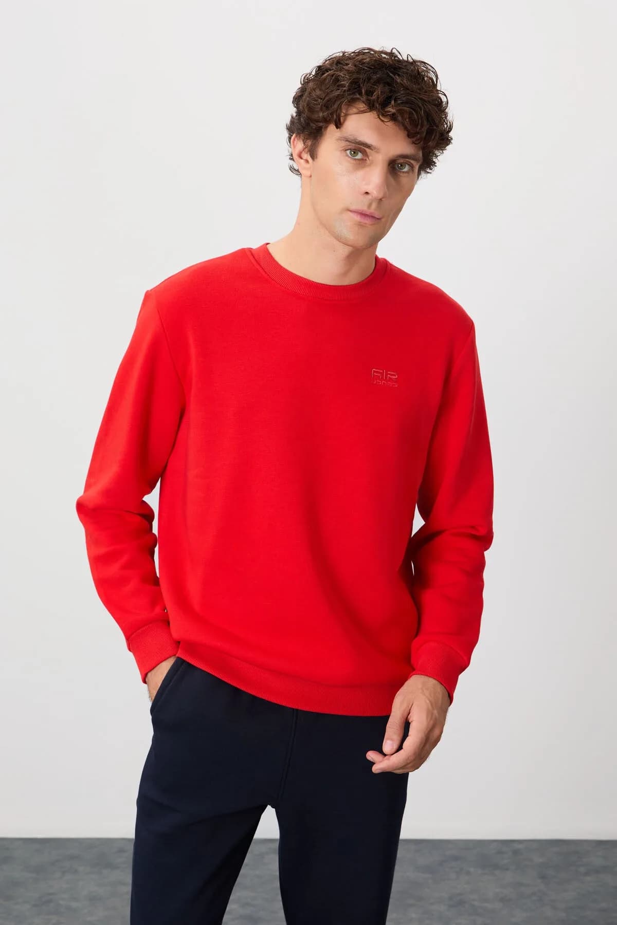 Omar Fiesta Şardonlu Erkek Sweatshirt - 88137 - Fiesta