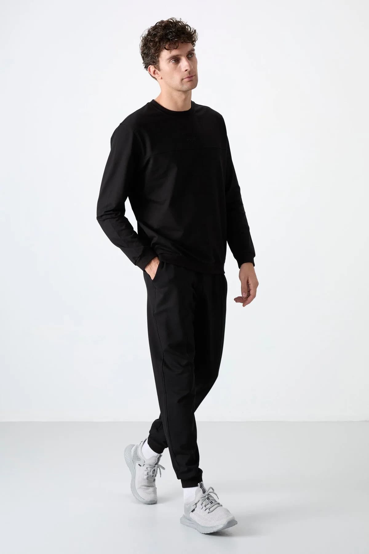 Keith Siyah Basic Erkek Eşofman Takım - 85231 - Siyah/siyah