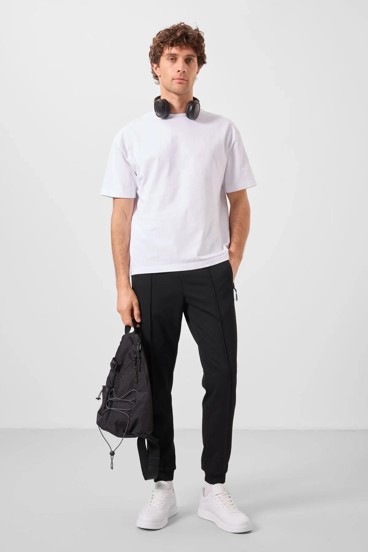 Siyah Jogger Erkek Eşofman Altı - 82113 - Siyah