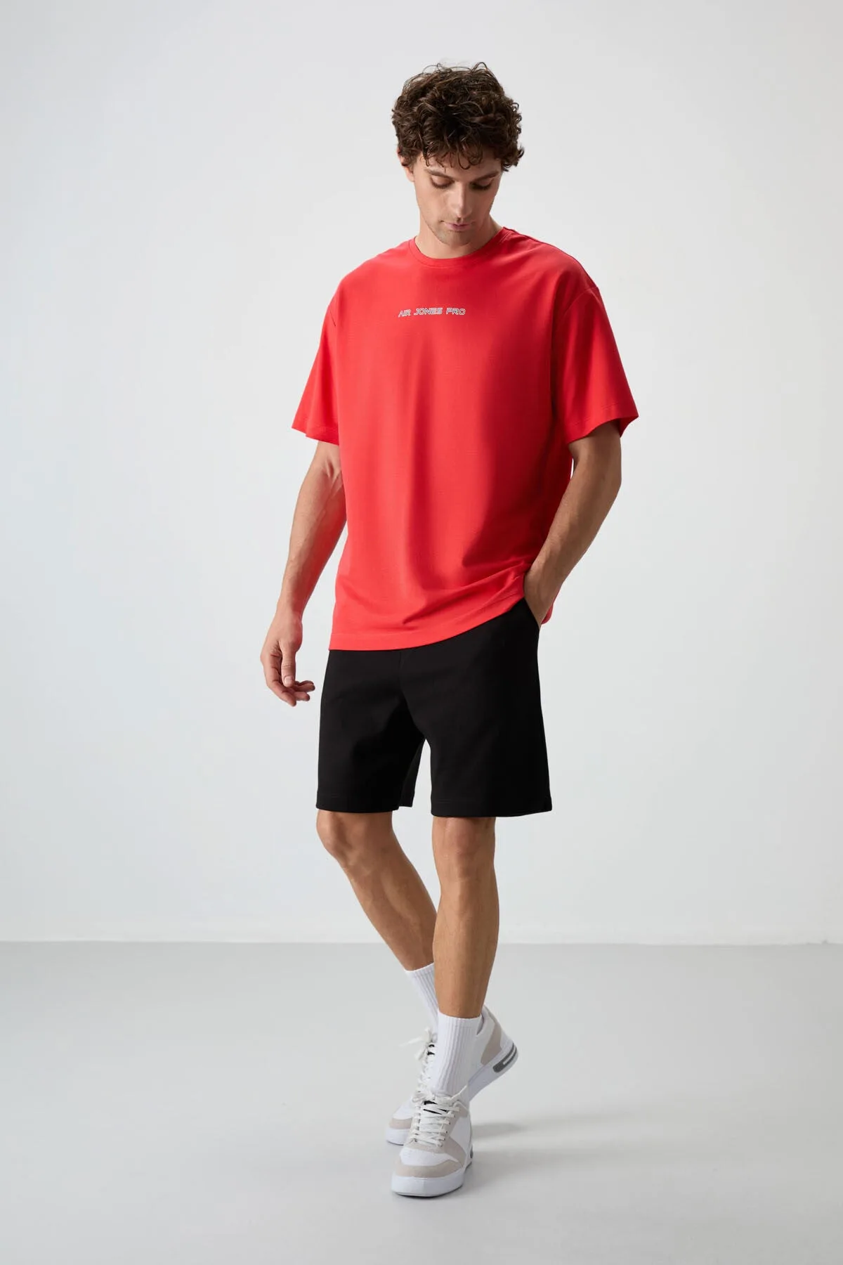 Siyah Pamuklu Kalın Yumuşak Dokulu Comfort Fit Basic Erkek Şort - 81274 - Siyah