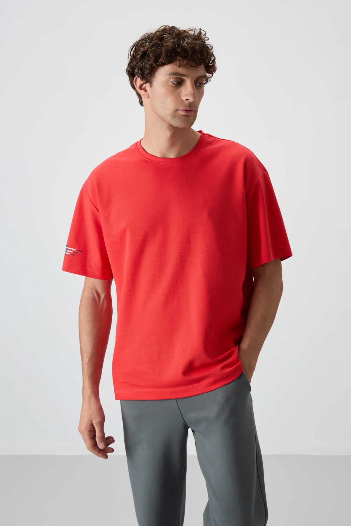 Tommylife Toptan O Yaka Oversize Baskılı Erkek T-Shirt 88369 Fiesta - FİESTA