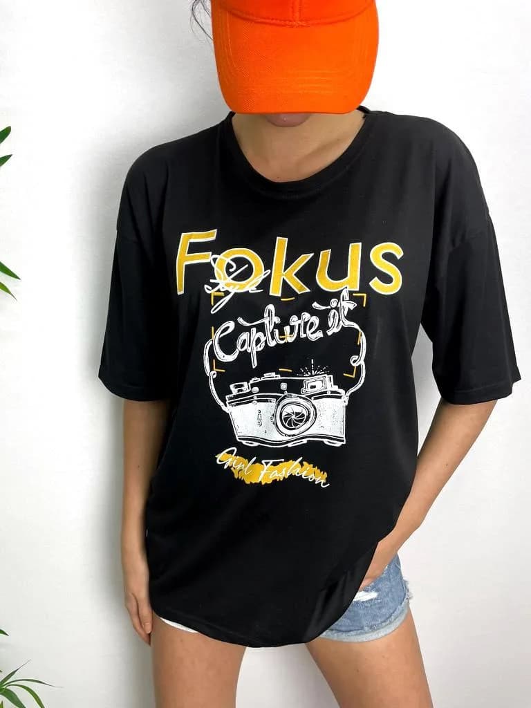 Fokus T-Shirt - Siyah