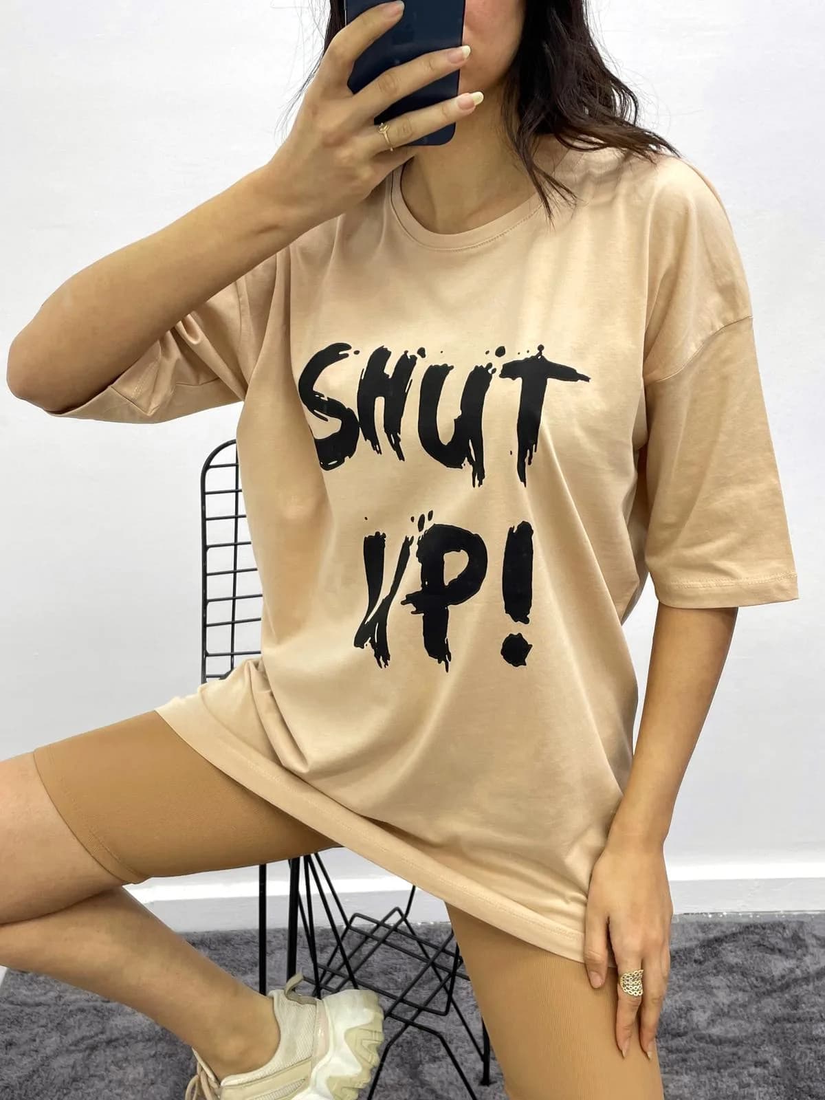Shut T-Shirt - Bej