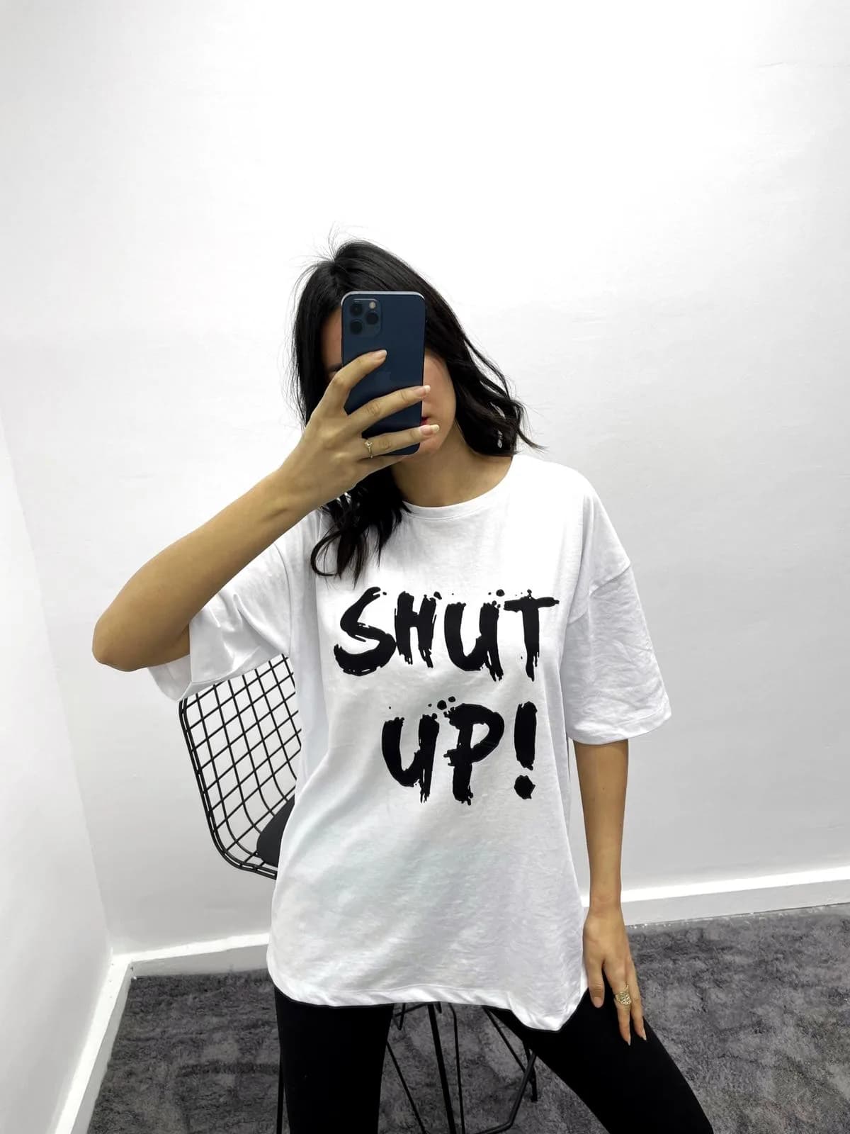 Shut T-Shirt - Beyaz