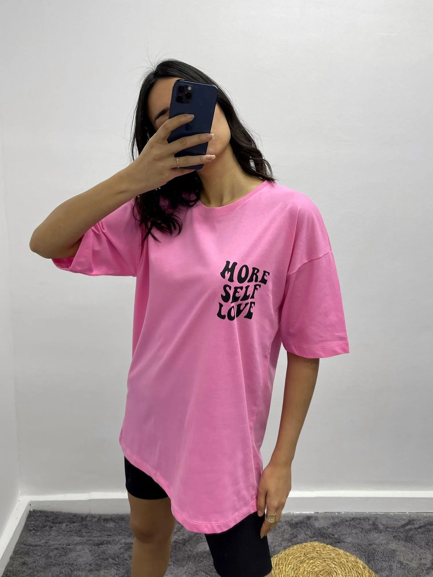 More Self T-Shirt - Pembe