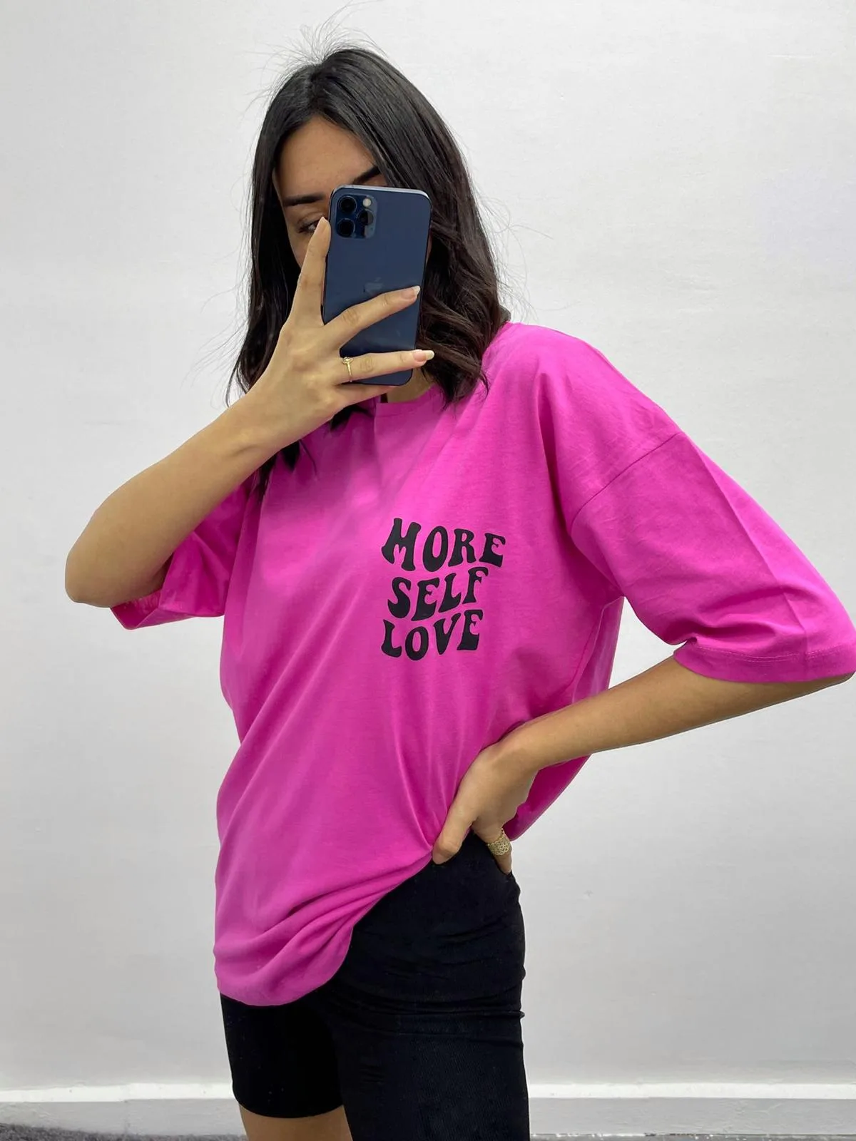 More Self T-Shirt - Fuşya