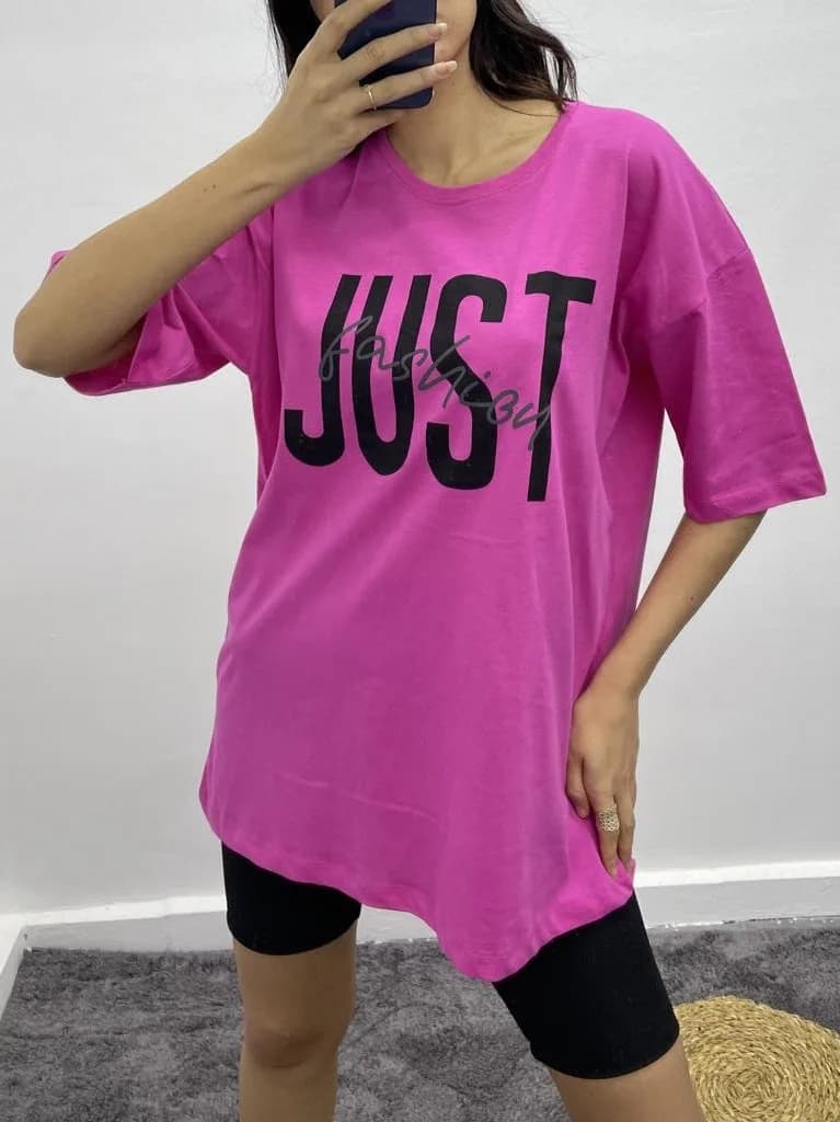 Just T-Shirt - Fuşya