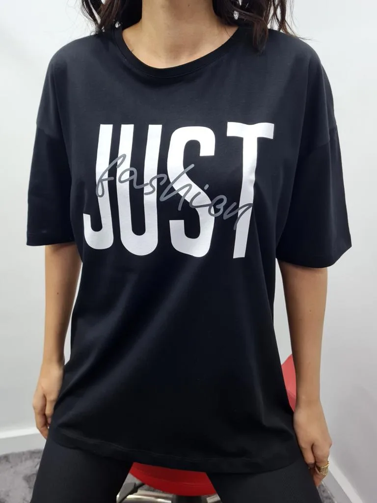Just T-Shirt - Siyah