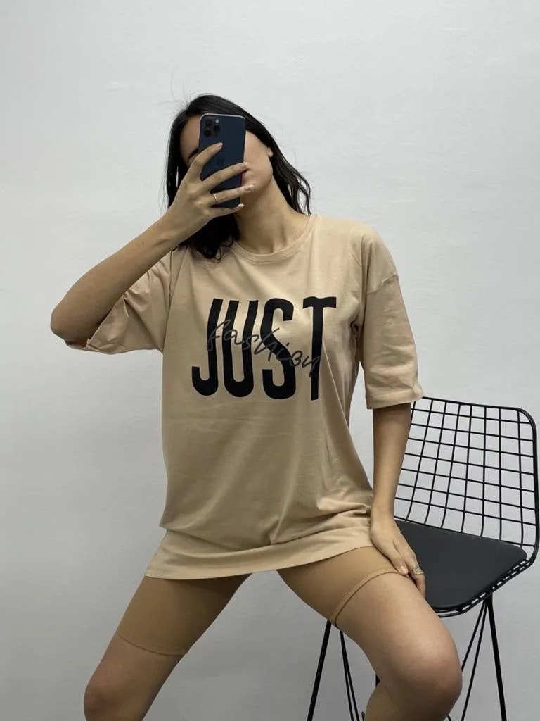 Just T-Shirt - Bej