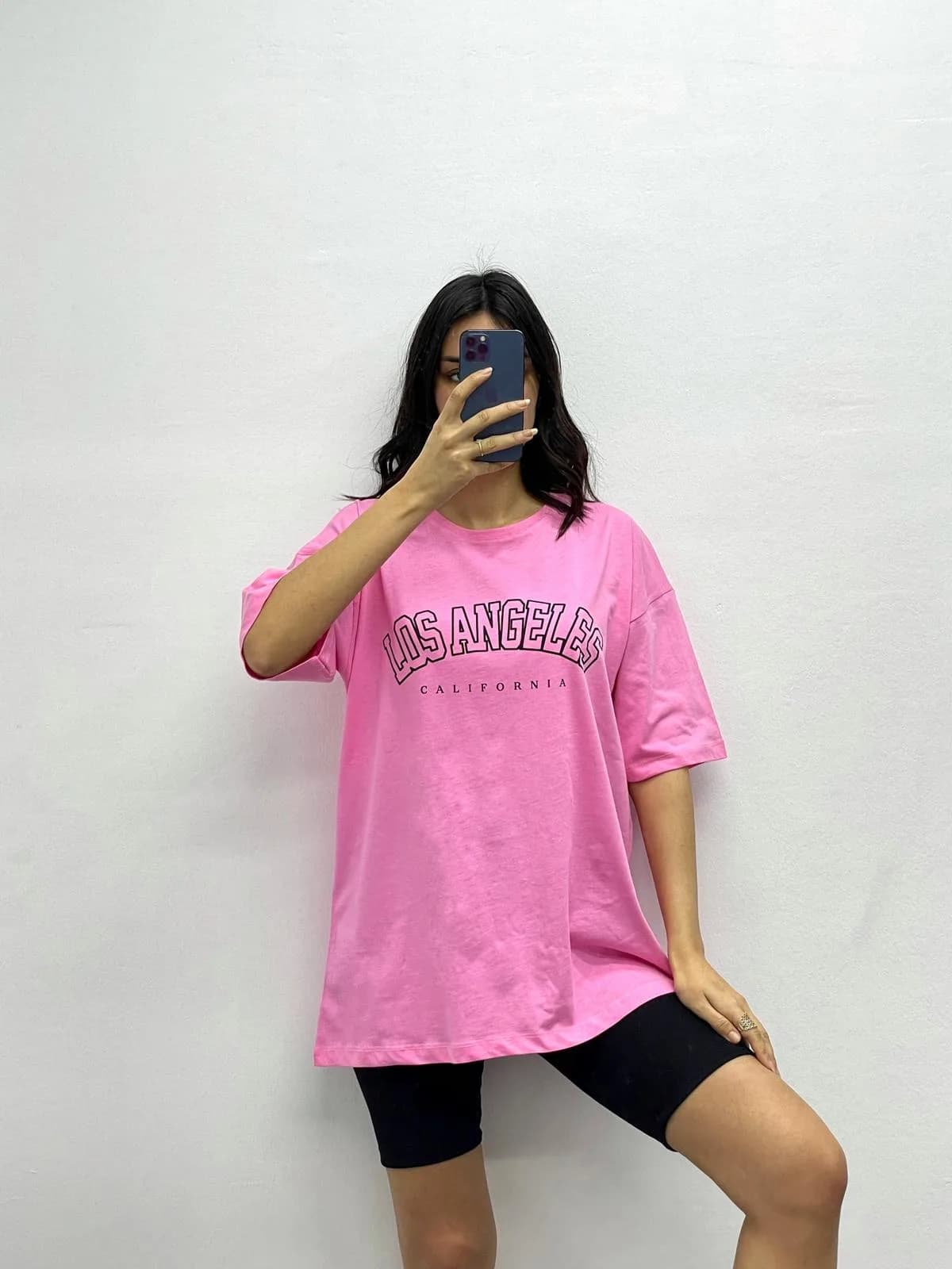 Los Angeles T-Shirt - Pembe