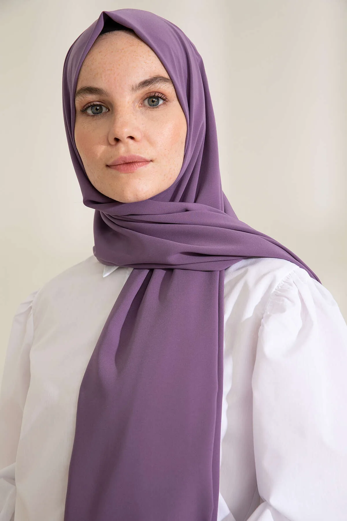 Medine İpeği Şal - Lavanta - Lavanta