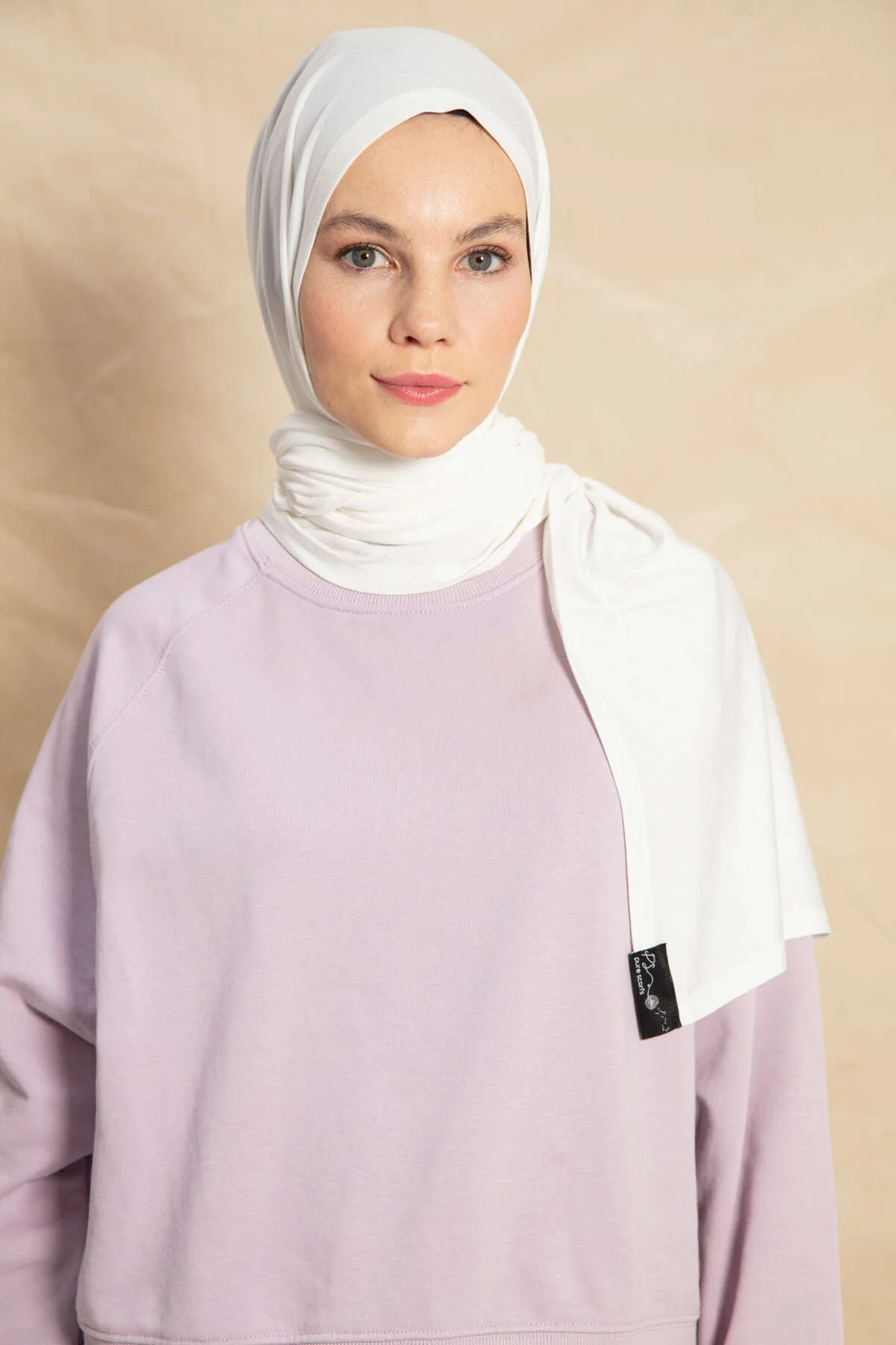 Penye Şal - Ekru - Ekru