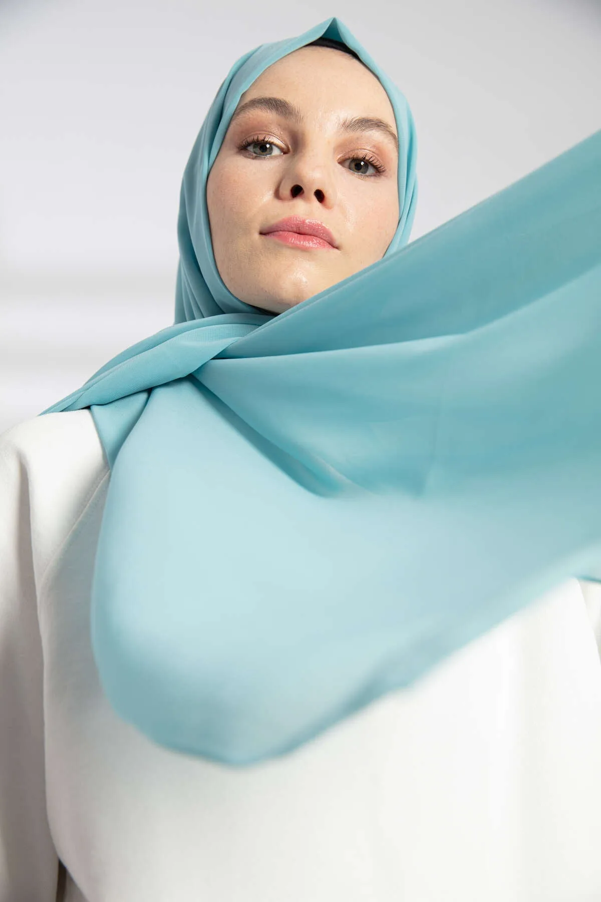 Şifon Şal - Mint Yeşili - Mint Yeşili