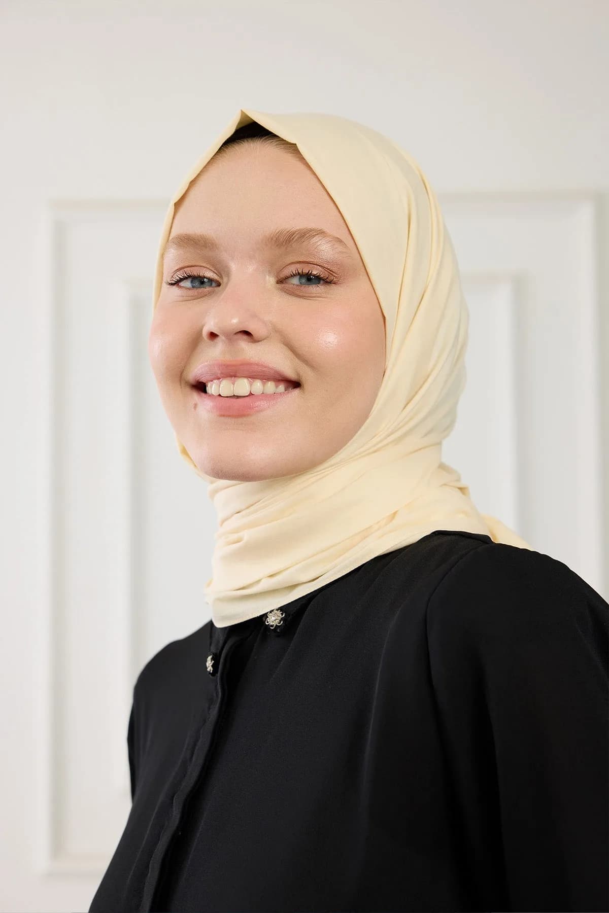 Pure Pamuk Şal - Bej - Bej