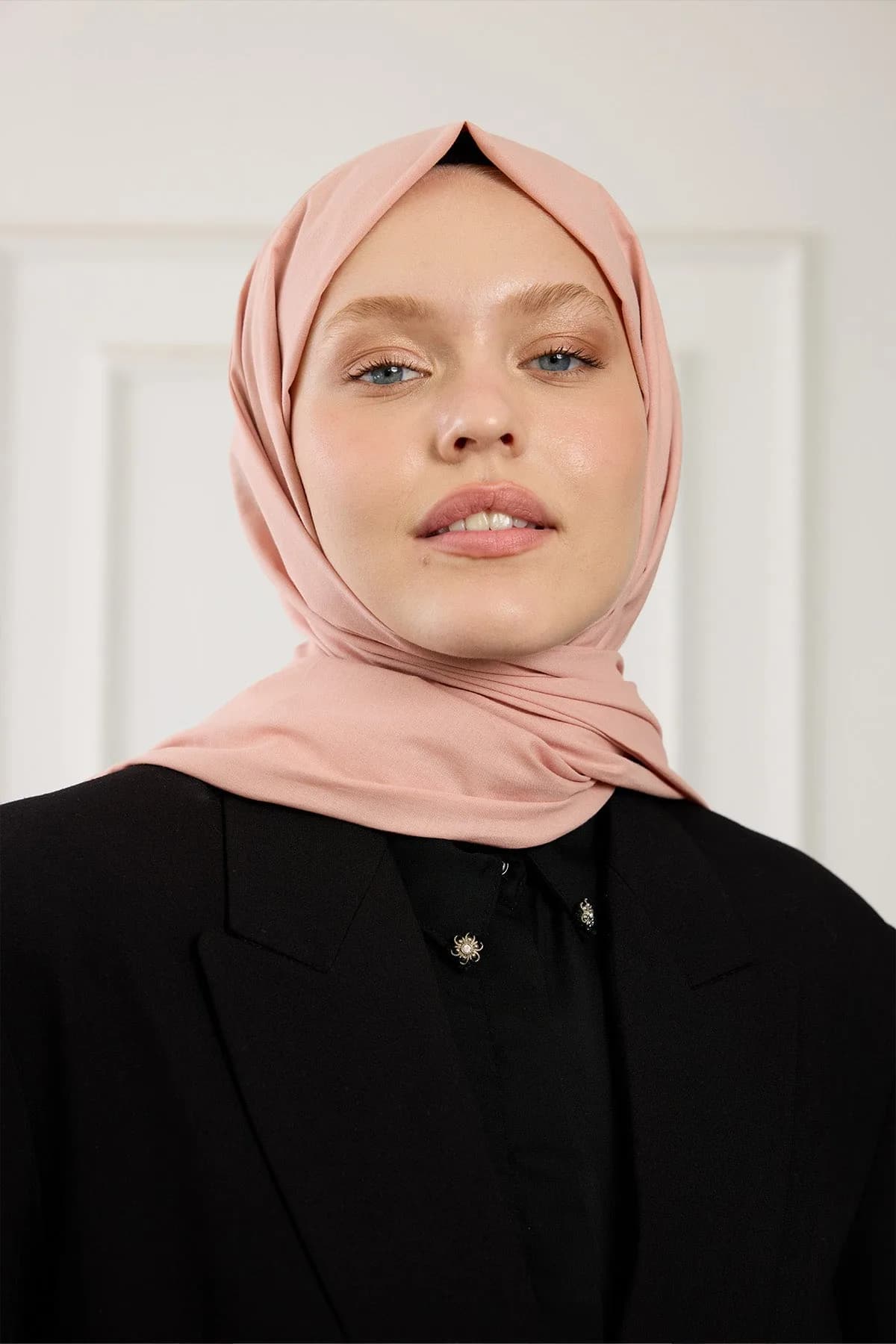 Pure Pamuk Şal - Nude Pembe - Nude Pembe
