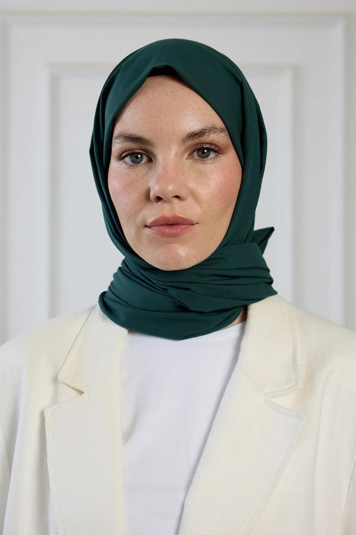Pure Pamuk Şal - Orman Yeşili - Orman Yeşili