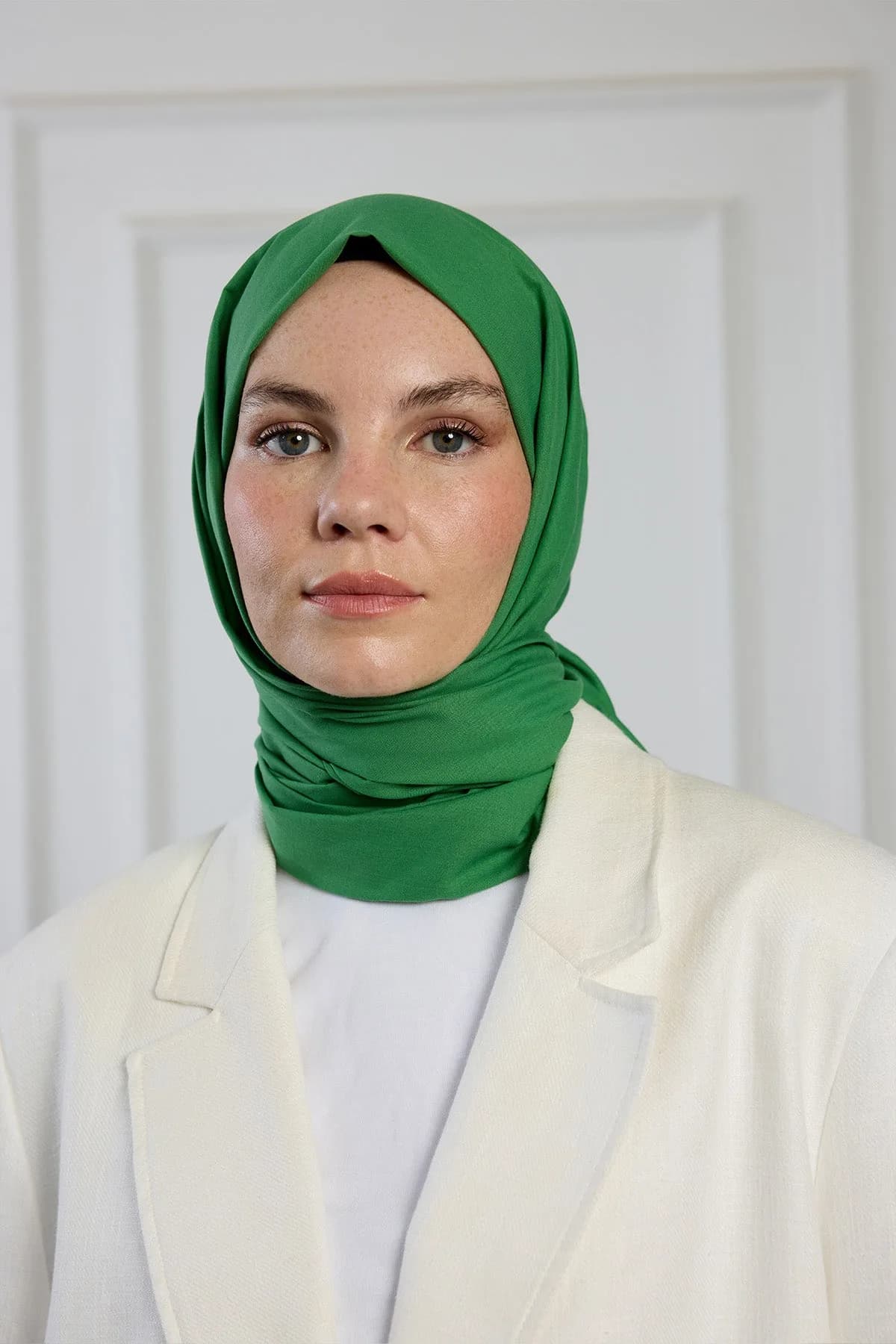 Pure Pamuk Şal - Yeşil - Yeşil