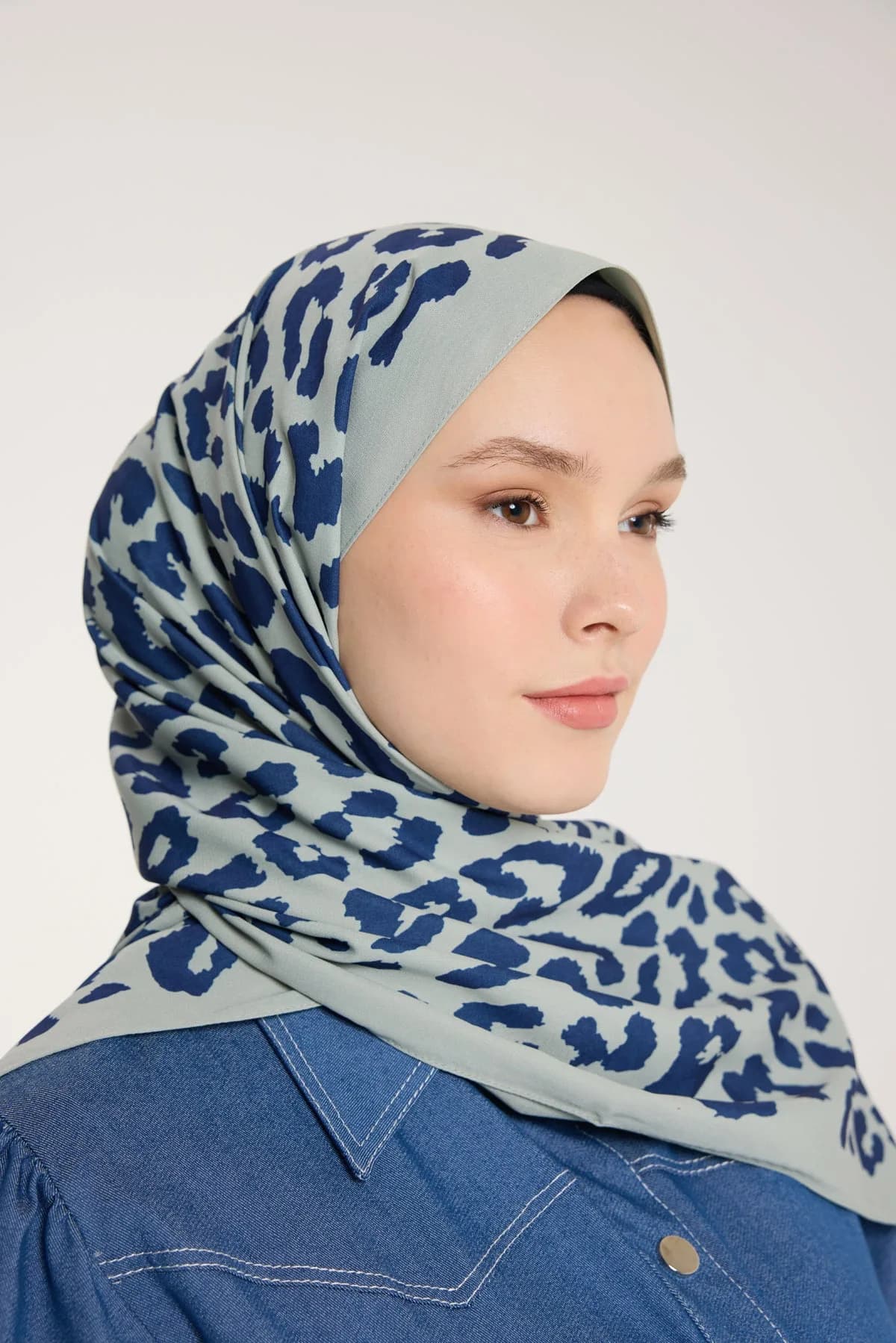 Pure Tone Şal - Leopar Desen - Çağla - Laci - Leopar Desen - Çağla - Laci
