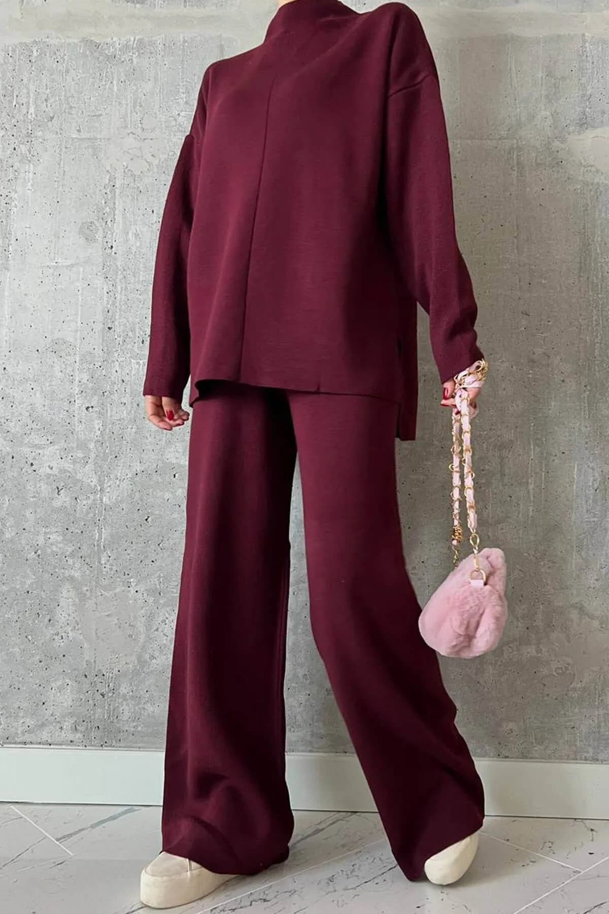 Bordo Triko Takım
