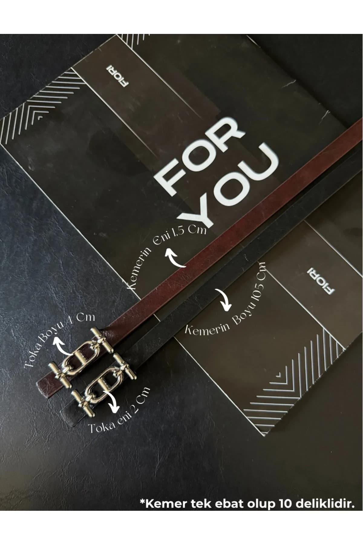 Gümüş Tokalı Ince Kadın Kemer, Pantolon Kemeri, Gömlek Kemeri, Ceket Kemeri - Siyah-Bordo-Silver