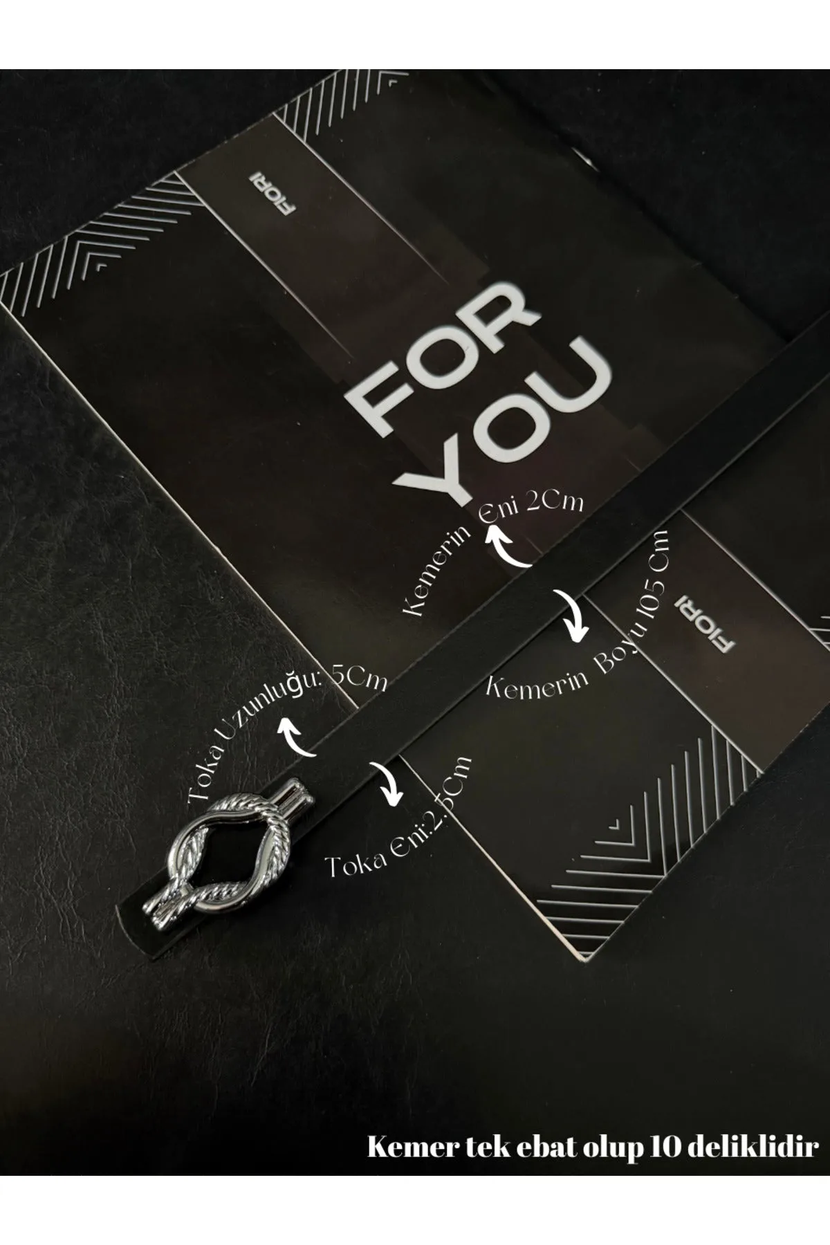 Ince Yılan Tokalı Basic Kadın Pantolon Kemeri, Ceket Kemeri, Elbise Kemeri - Siyah-Gümüş