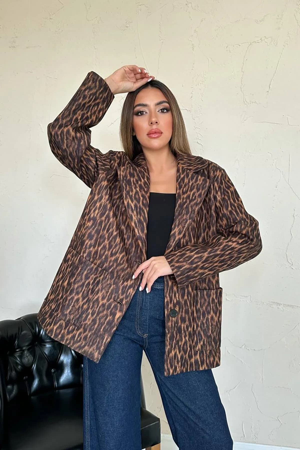 Leopar Leopar Ceket - Leopar