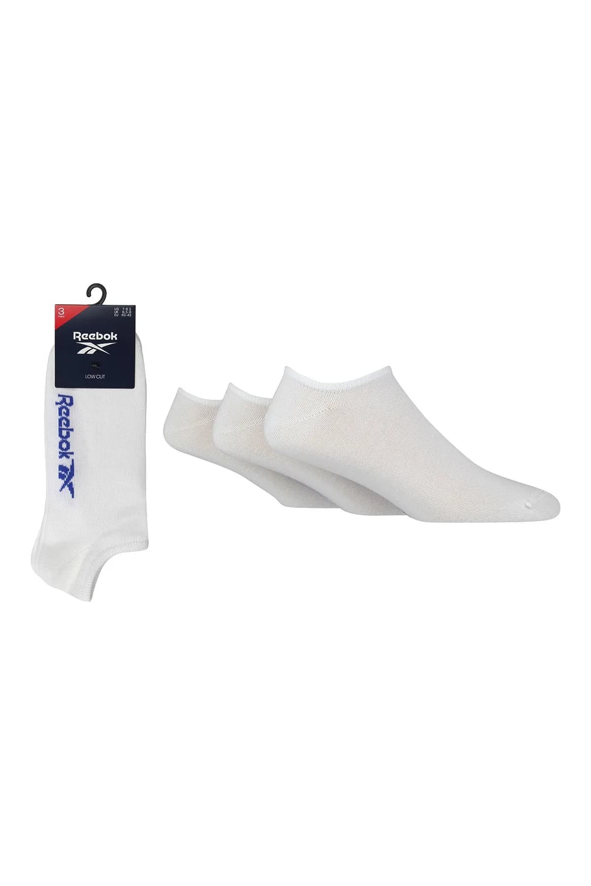 Reebok Spor 3'lü Çorap - Beyaz