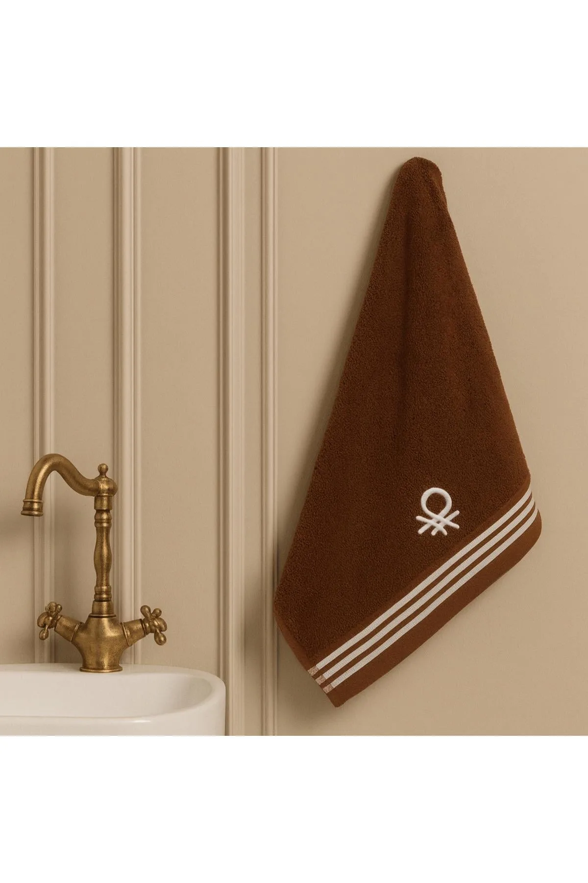 Be-0839-Dbr %100 Pamuk Koyu Kahverengi 50X90 Cm El Havlusu - KOYU KAHVERENGİ