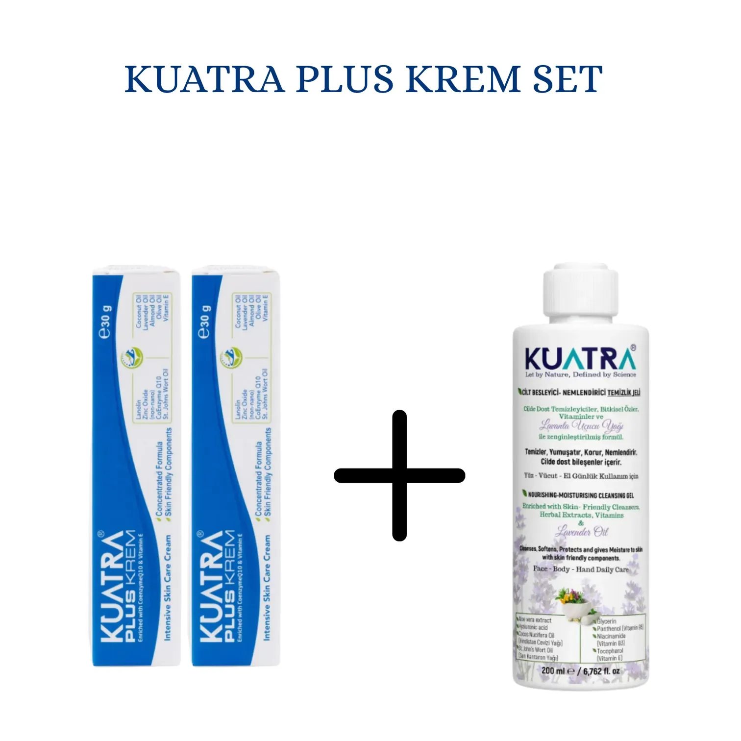 Kuatra Plus Krem Set